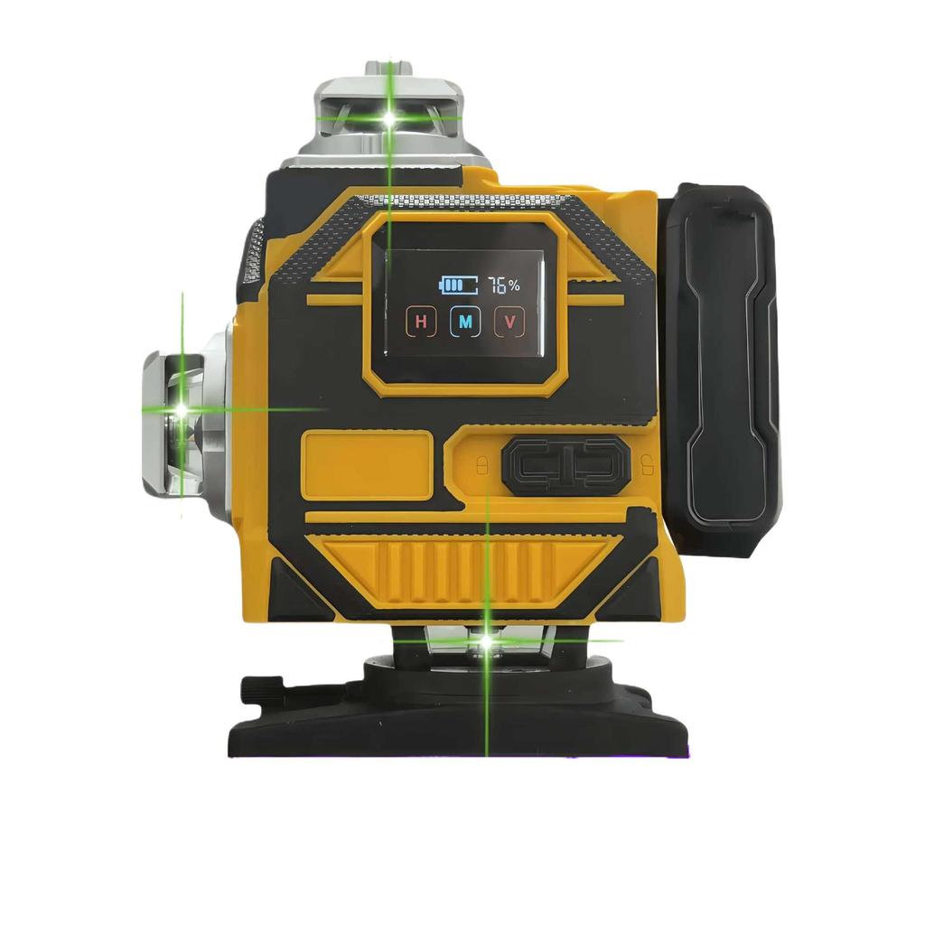 Wysokoprecyzyjny zielony niwelator laserowy 12/16-liniowy z automatycznym poziomowaniem