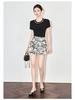 Beaded High-Elastic Fashionable Casual Women's T-Shirt Top 