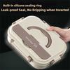 Portable Insulated Lunch Box Eco-Friendly Durable Stainless Steel Lunch Box Leak-Proof Partition Lunch Box Office Worker