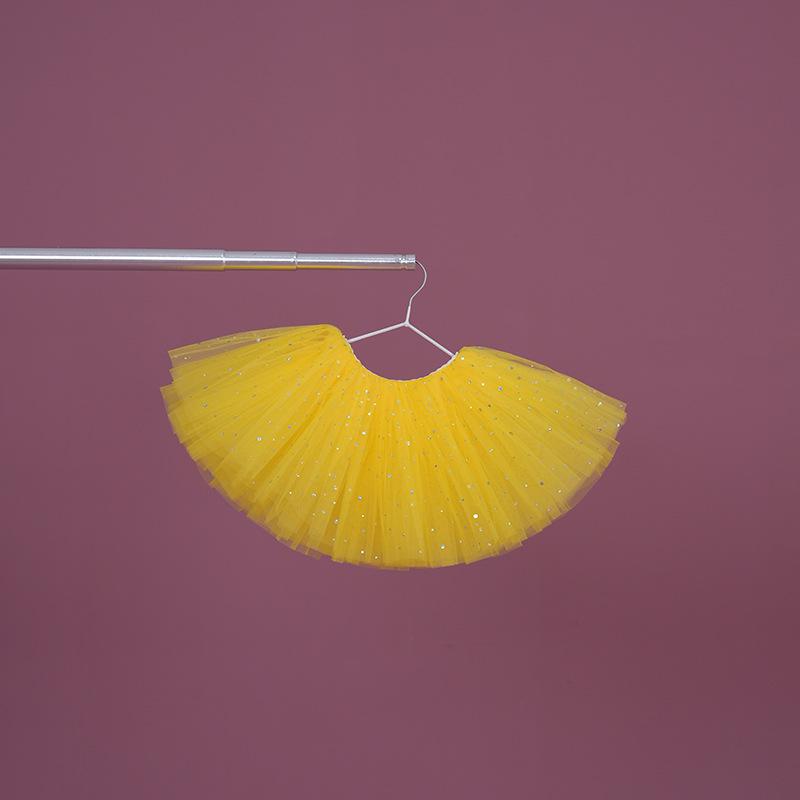 

Белая юбка-пачка с пайетками для танцев для девочек 110 cm