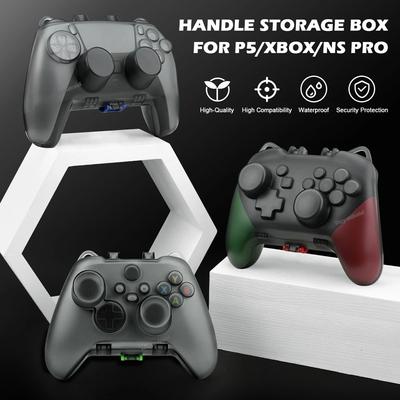 Für PS5/Switch Pro Controller Schutzhülle Transparente Klare Kristallabdeckung Für Xbox Series Gamepad-Griff Aufbewahrungsbox Shell
