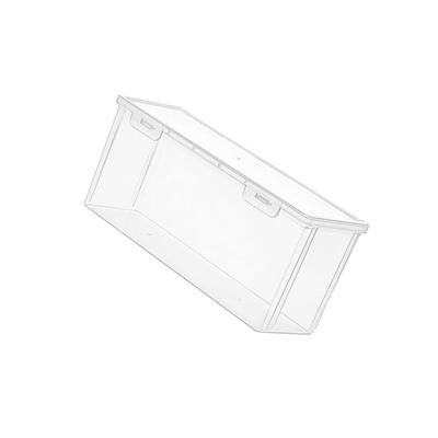 Brotkasten aus Kunststoff Aufbewahrungsbehälter für Bagels Transparent für Küchenarbeitsplatte