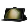 For Samsung Galaxy S24 Ultra Leather Case with Card Holder, Straps, Shockproof Wallet Phone Cover