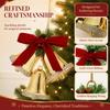 Plastic Christmas Bell Hanging Ornament Christmas Tree Bell Decoration  Window Decoration