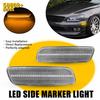 Clear Lens Amber LED Side Marker Parking Lights Lamps For Toyota Lexus Scion EV