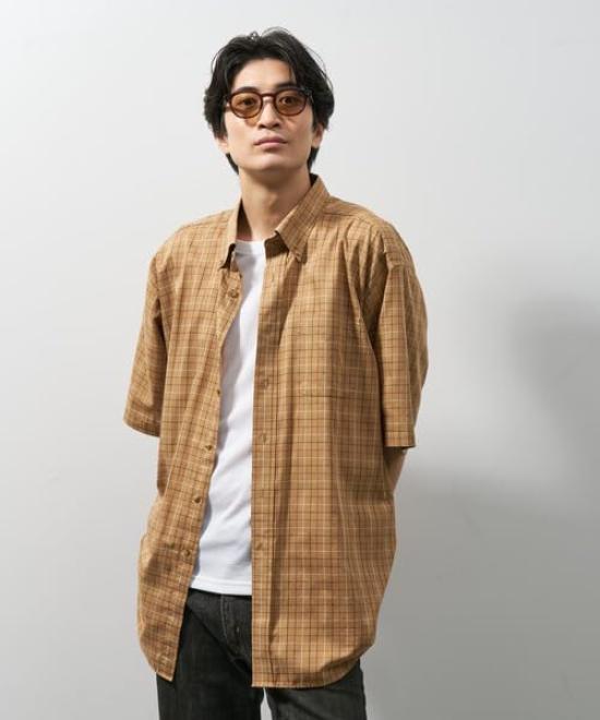 [Zoff] Wellington-style Sunglasses (Brown (Clear))  Unisex, UV Protection, Stylish, Women's & Men's [ZA241G5243A1 ZA241G52-43A1]