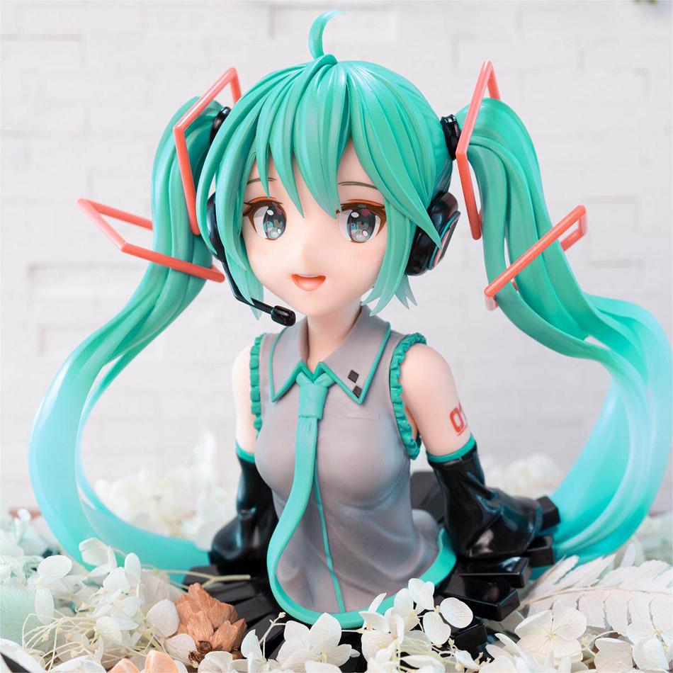 Virtual Idol Hatsune Miku Bust Kasane Teto Chokonose Figurine Anime Collectible Pvc Desk Pc Case Auto Interior Room Decoration