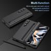For Samsung Galaxy Z Fold3 5G Case Hard PC+Glass Film Kickstand Phone Cover with Stylus