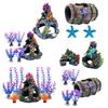 Resin Corals Fishtanks Accessories Natural Underwater Habitat Decors Pet Safe Aquariums Ornament For Aquariums Enthusiasts