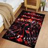 Naruto Character Personalized Name Floor Mat Design for Living Rooms Entryway Playrooms Dormitory Anti-slip Rug Office Home Decor Best for Christmas