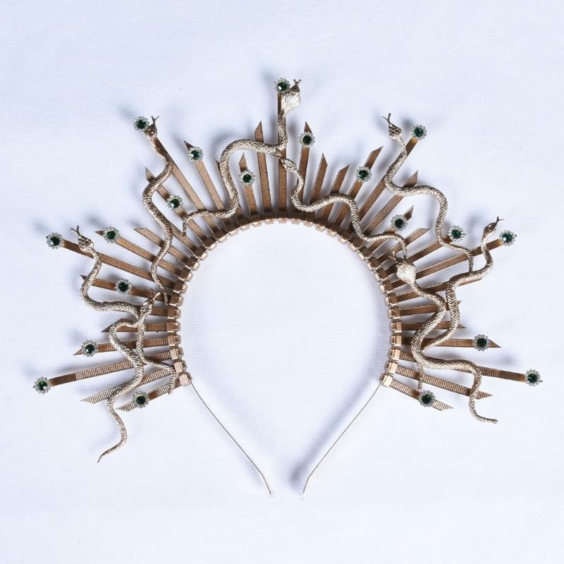 Mystical Snake Gothic Headwear Cosplay Hair Accesories Fashion Costume For Halloween Parties And Themed Event