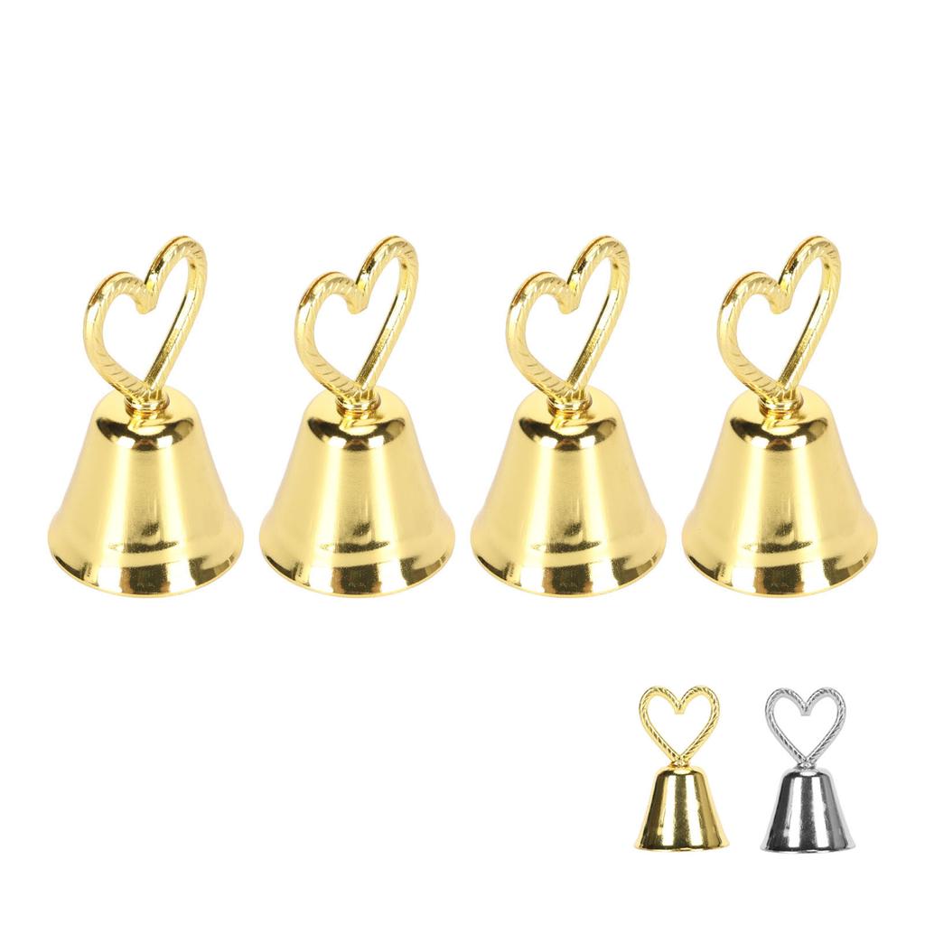 10pcs Table Number Holders European Style Innovative Bell Shaped Place Card Holders for Event Weddin