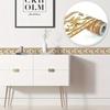 9 Metres Khaki/Beige Peel and Stick Wall Border, Removable Self-Adhesive Moulded Wallpaper Decoration for Home