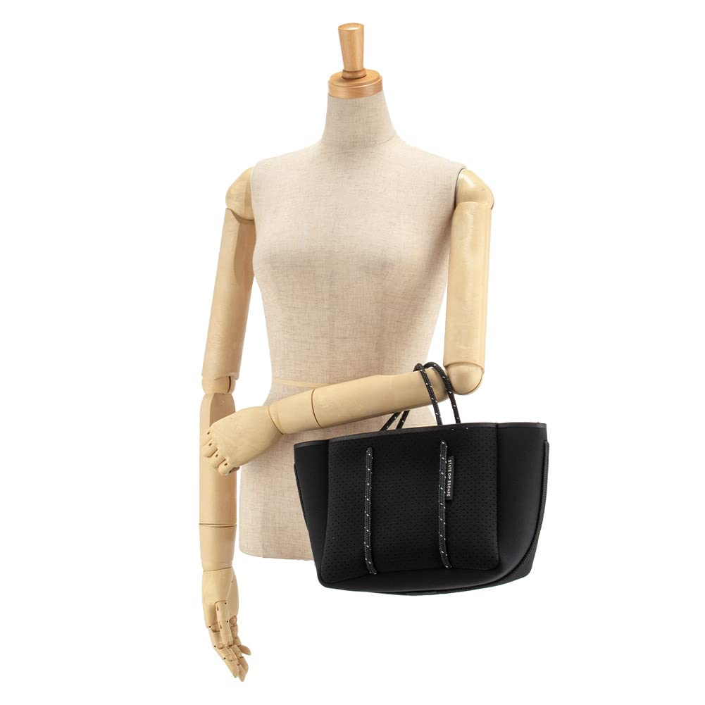 of State of Escape Petite Escape Tote Bag Petite Escape Escape Bag Escape Bag PTESCHFBLK Highlight Fleck Black Handbag Lightweight Fashion [State