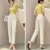 Spring Autumn Fashion Elegant Slim Fit High Waist Straight Trousers Femal Business Pencil Pants Fashion Solid Pant Women Classic