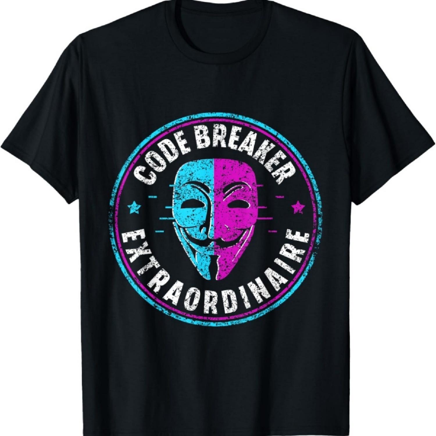 Code Breaker Extraordinaire Взлом Взломай Это Футболка хакера XXXXXL чёрный
