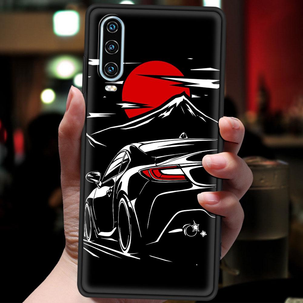 Japan JDM Sportwagen Männlich Männer Handyhülle Für Huawei P30 Lite P50 Pro P20 P40 Lite E P Smart Z 2021 Y6 Y7 Y9 2019 Y6p Y9s Hülle