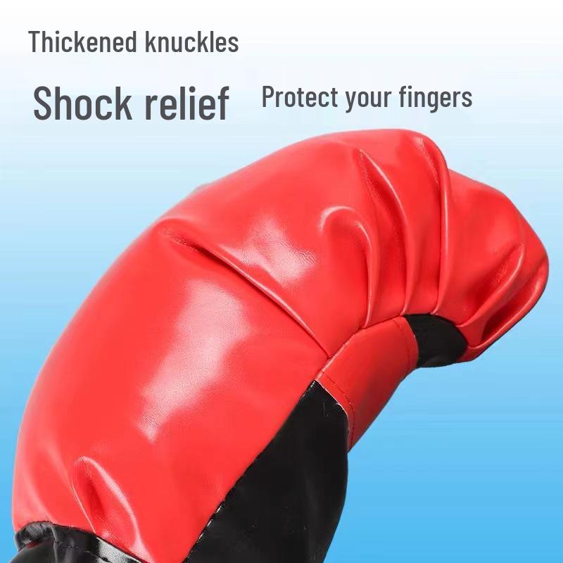 Red Boxing Gloves for Children and Adults - Ideal for Sanda and Combat Training