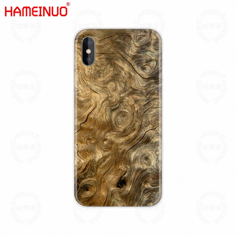 HAMEINUO textur holz Stil handy Abdeckung fall für iphone X 8 7 6 4 4s 5 5s SE 5c 6s plus