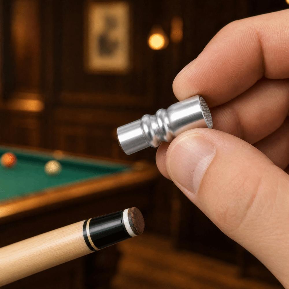 Aluminum Snooker Tip Pricker Textured End Billiard Repair Tool Snooker Cue Repair