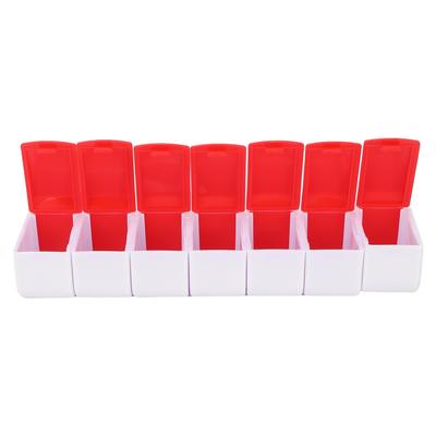 Portable 7 Days Pills Case Weekly Pills Organizer Travel Daily Pills Container for Capsule
