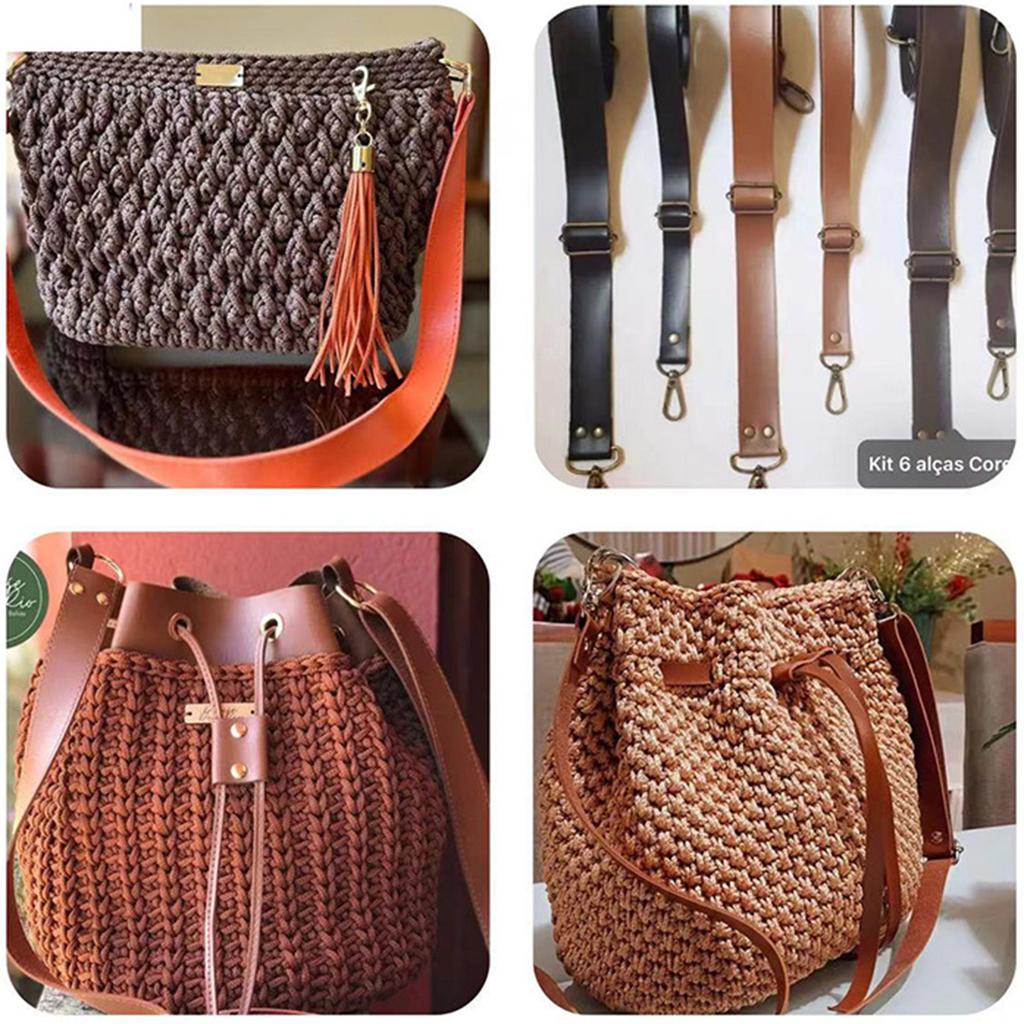 1roll Adjustable PU Leather Shoulder Strap, DIY Bag Accessories