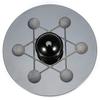 Formation Obsidian Power Six Pixiu Lucky Charm AAA Natural Stone Hexagram Obsidian Good Protection from Luck Career Love Financial Fortune Telling