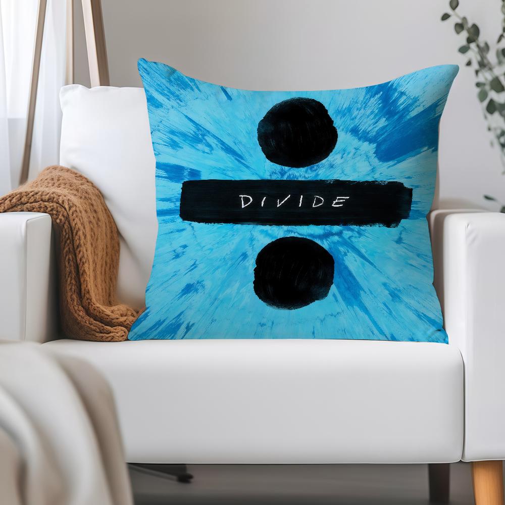 British Singer-songwriter E-Ed S-Sheeran Pillow Case Applicable Space For Guest Rooms Interiors Cars Office House Decoration