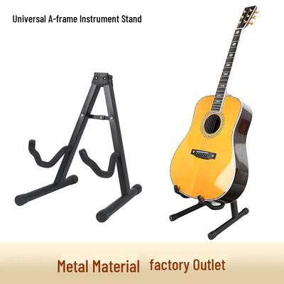Folk Classical Guitar A-Frame Foldable Stand for Acoustic & Electric Instruments