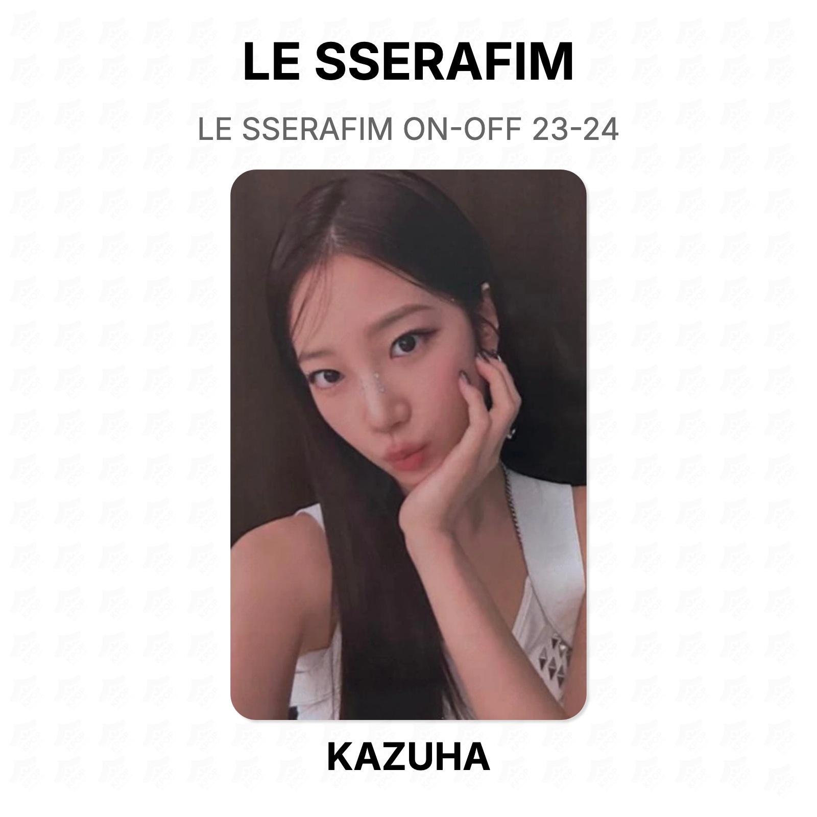 LE SSERAFIM ON-OFF 23-24 Official Photocard KAZUHA