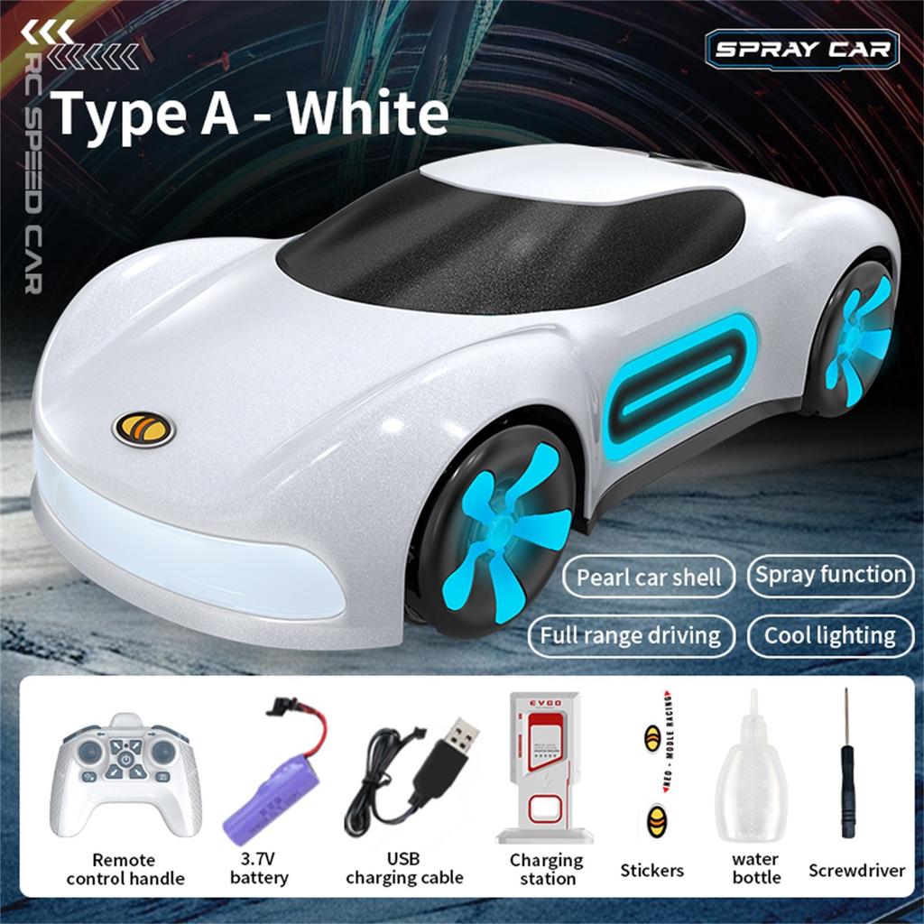 Remote control car, drift remote control stunt car with light spray and sound