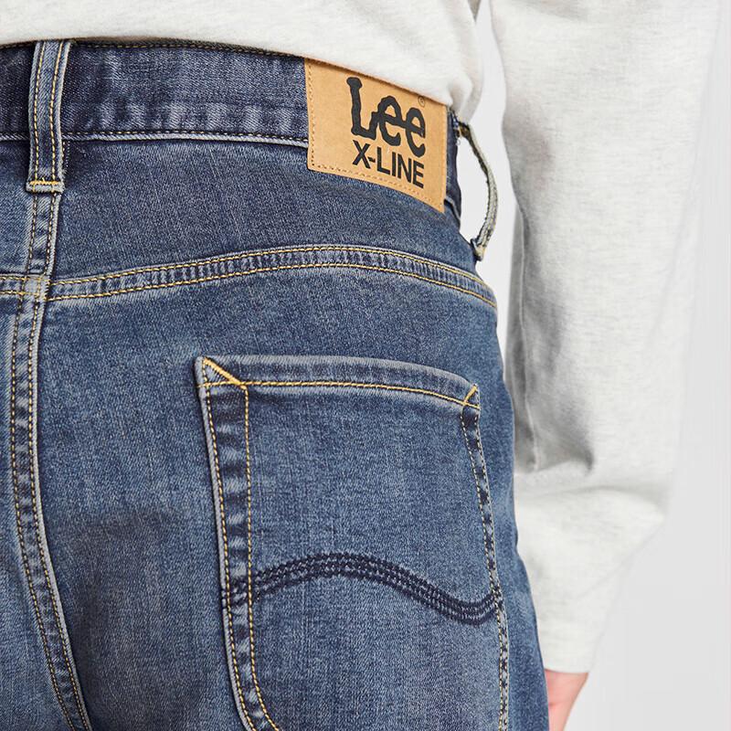 Lee Men's Tapered Brushed Warm Jeans