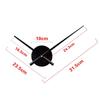 3D Wall Clock DIY Removable EVA Foam + Acrylic Mirror + Living Room Home Decor Needle Quartz Aluminum Movement 10CM Support