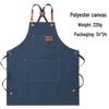 16 Oz Thick Canvas Apron with Logo for Painting and Gardening