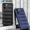 KEYSION Shockproof Matte Case for OPPO Reno14 F 5G Anti-skid Soft Silicone Phone Back Cover for OPPO Reno 14 F 5G