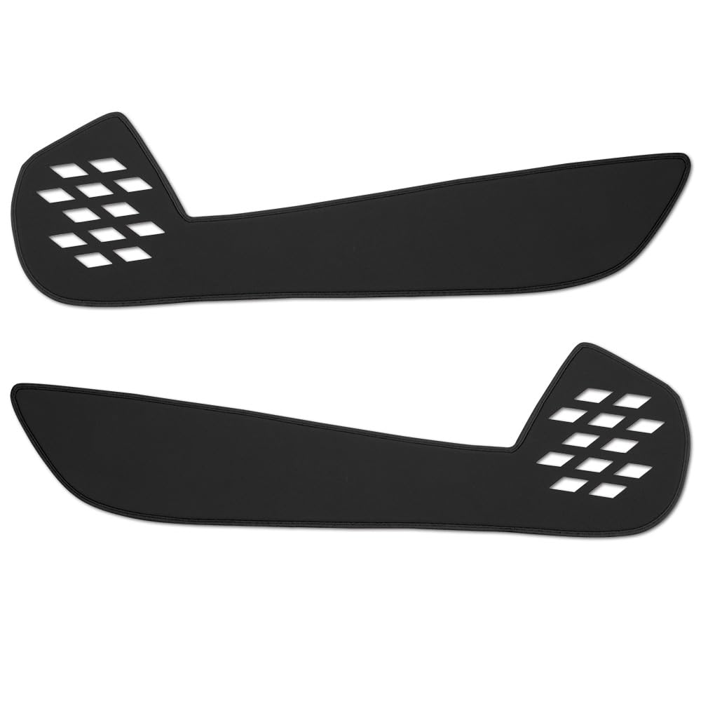 

FRONX Exclusive Door Trim Guard for Front 2PCS Kick Guard FRONX Sewn Made in Japan Protective Protector S YOURS, [Leather-like/Black]