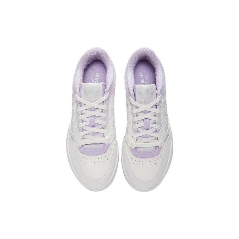 Adidas Originals Drop Step Low Wdirectional Shoes 'White Purple' Women's Sneakers IF2691