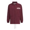 Adidas KWX87 Shadow Green Woven Coach Jacket with a Loose Fit and Brushed Tricot Lining Men's (JG8561)