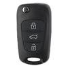 For Hyundai I20 Parts & Accessories Remote Key Case 954301J000 954301J050 954302L600 Black Plastic Direct Installation