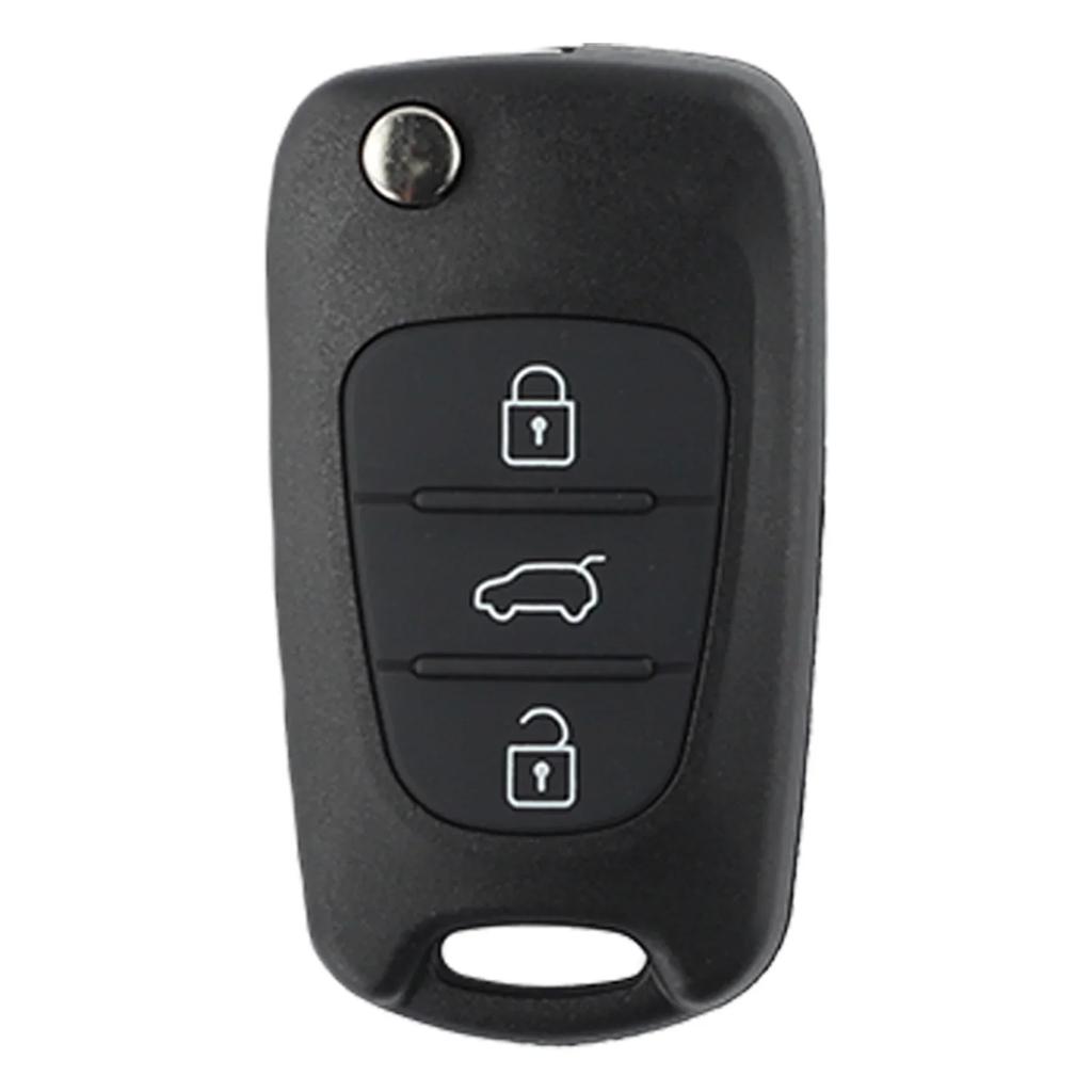 For Hyundai I20 Parts & Accessories Remote Key Case 954301J000 954301J050 954302L600 Black Plastic Direct Installation