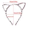 10Pieces Cats Ear Hairhoop Hair Styling Ornament Bendable Hairband For Kids Adults Theme Parties And Everyday Wear