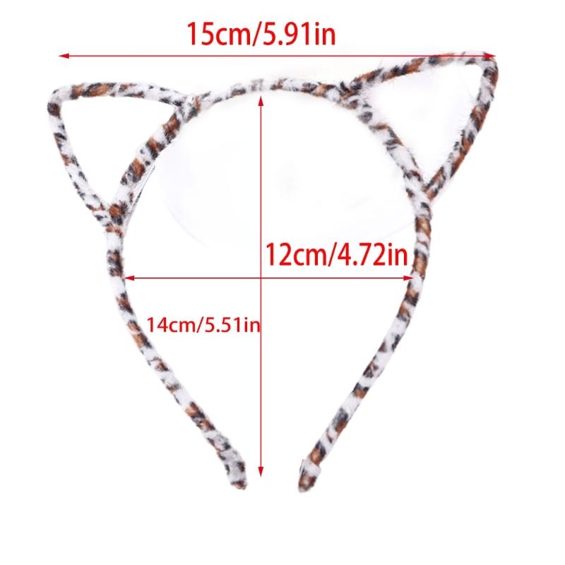 10Pieces Cats Ear Hairhoop Hair Styling Ornament Bendable Hairband For Kids Adults Theme Parties And Everyday Wear