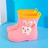 Kids' Non-slip Waterproof Cartoon Rain Boots with Drawstring