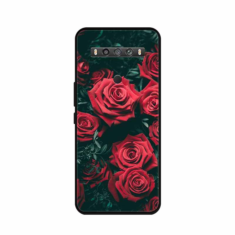 For TCL 10 5G UW Case Animals Silicone TPU Soft Cover Phone Coque For TCL 10 SE TCL10 5G UW Capa Shockproof Cartoon Wolf Funda