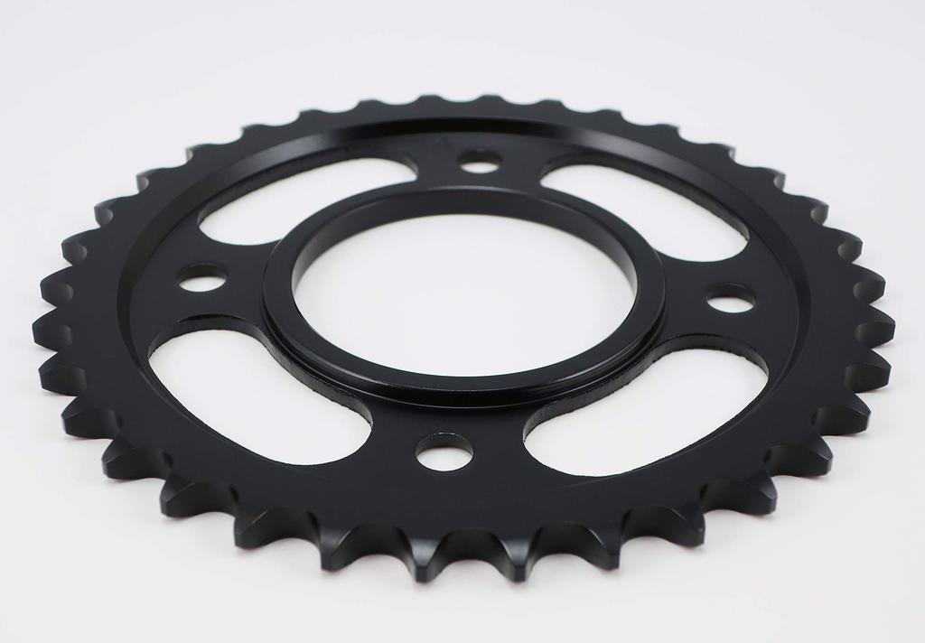 KITACO Driven Sprocket 420 Compatible with Super Cub Cross Cub Monkey Dax Part Number (Rear/34T) Size, 50/110, 110, 125, 125, Grom, Etc., 535-1424034