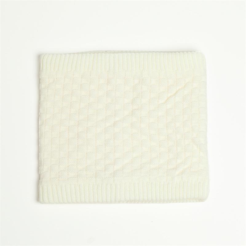  Fashion Warm Winter Ring Scarf Solid Color Soft Plush Thick Knited False Collar Women Neckerchief Face Mask Muffler Wrap