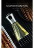304 Stainless Steel Glass Oil Spray Bottle - Press for Controlled Oil Dispensing