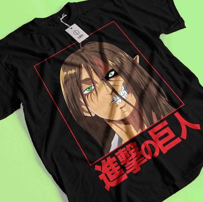 Attack On Titan Shirt Eren Mikasa T-Shirt Levi T-Shirt AOT Erwin Hange Armin Tee
