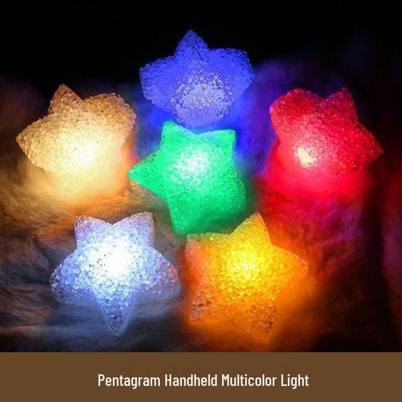 

Светящийся браслет «Звездный свет» - Пятиконечный танцевальный реквизит Handheld 8cm with Battery