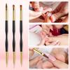 25 Piece Nail Art Tools, Nail Brush Set,Palette, Stand & 2-way Acrylic Silicone Engraving Pen Dotting Pen Tools,For Nail Art DIY Home